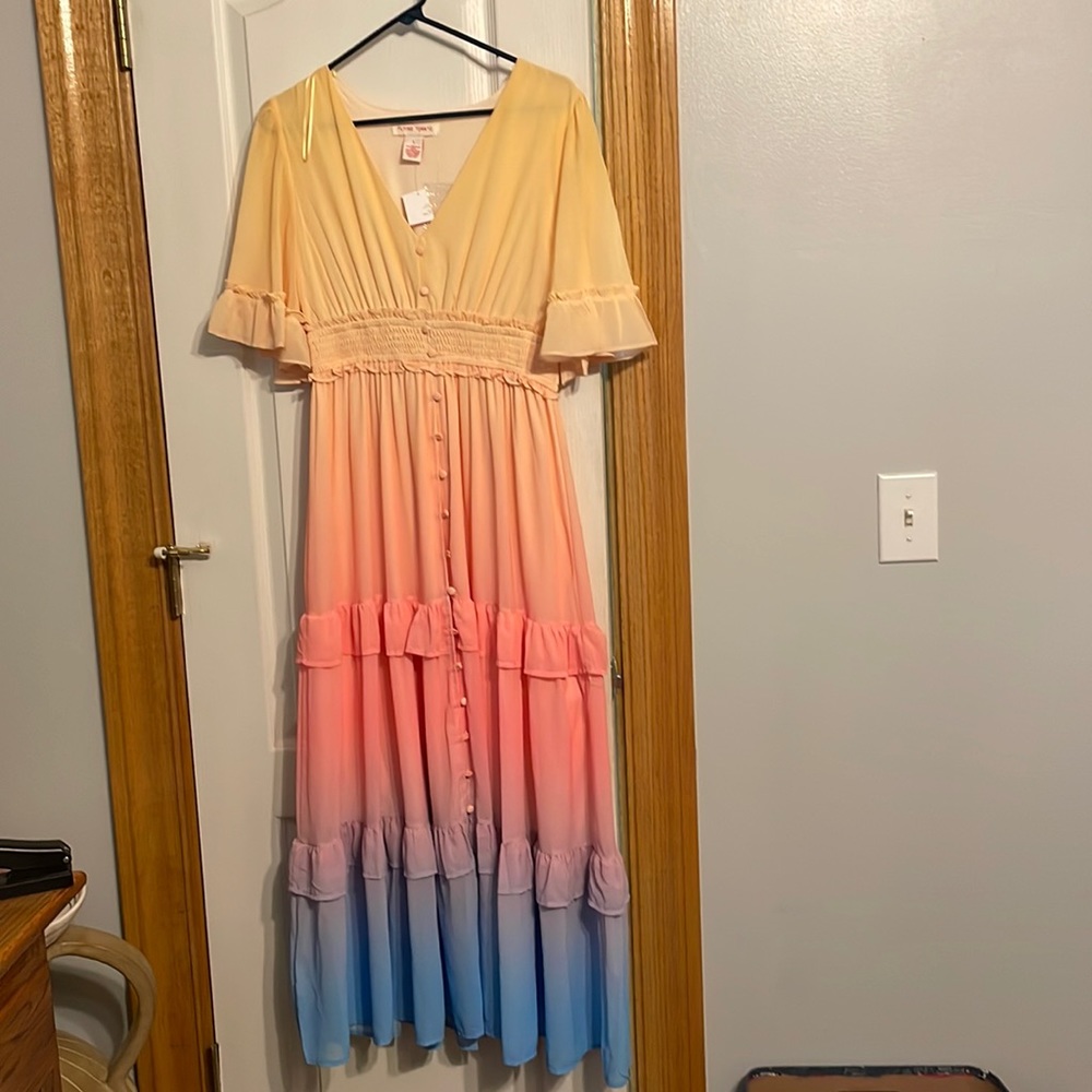 Maxi Springtime Dress size Large NWT